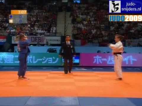 Judo 2009 Rotterdam: Marlen Hein (GER) - Marti Malloy (USA) [-57kg].