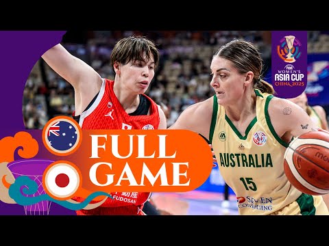 FINAL  | Japan v Australia | Full Basketball Game | FIBA Women's Asia Cup 2025-Division A