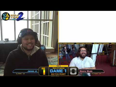 James Jr  vs Moony Blues - KOF XIV Neo Geo World Tour Season 2 Milwaukee Stop TOP-8