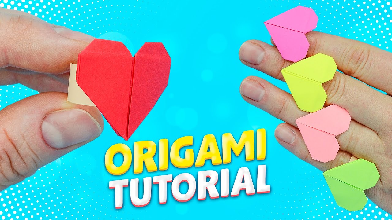Anelli di carta cuore fai da te | Origami tutorial | DIY Paper craft