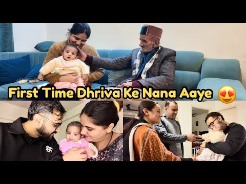 Dhriva Ke Nanu First Time Aaye Milne 🥰 || Hume Mila Surprise 😍