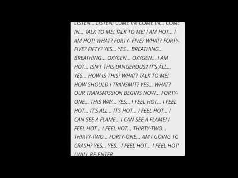 Creepy cosmonaut recording