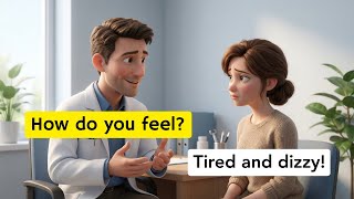 10 Simple Real-Life Conversations for Seeing a Doctor | Real Life Dialogues (A1–A2)