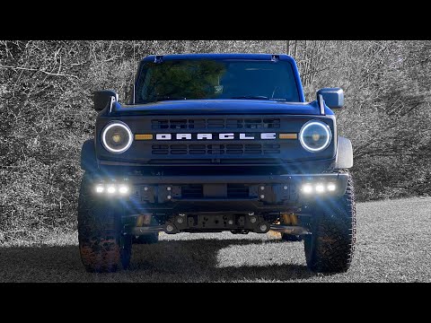 2021-2022 Ford Bronco Triple LED Fog Light Kit for Steel Mod Bumper demo video from ORACLE Lighting