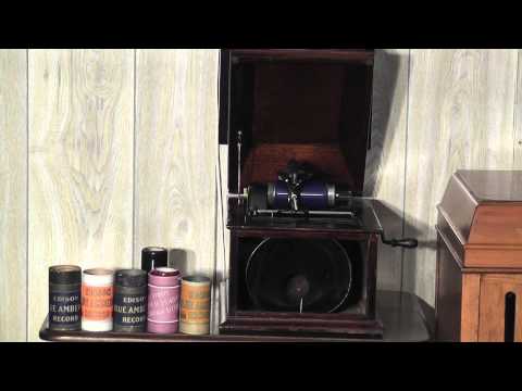 Edison blue amberol cylinder 1633 - Rock Of Ages by Edison Mixed Chorus