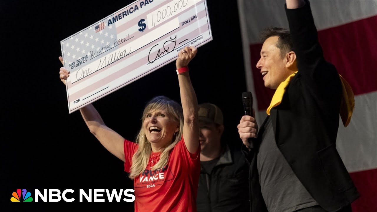 Justice Department warns Elon Musk that $1M voter giveaway could be illegal