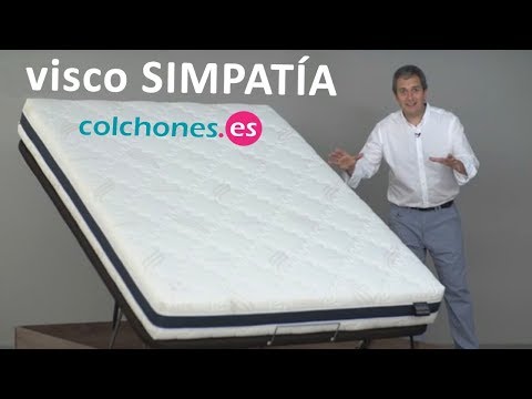 Video - Colchón Simpatía visco 4 con funda acolchada de Colchones.es