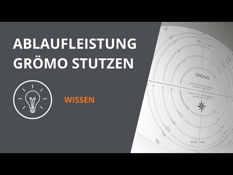 GRÖMO zeigt dir, wie du die maximale Ablaufleistung bei den GRÖMO Stutzen erzielst!