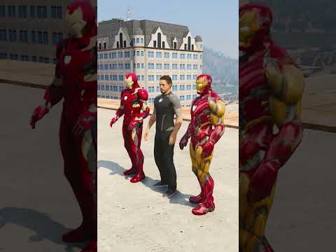 IRON MAN VS HULK - TEAM BATTLE #shorts