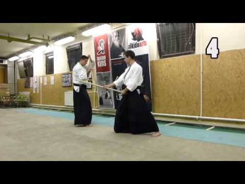 13 JO KATA PARTNER PRACTISE  [TUTORIAL] advanced Aikido weapon technique