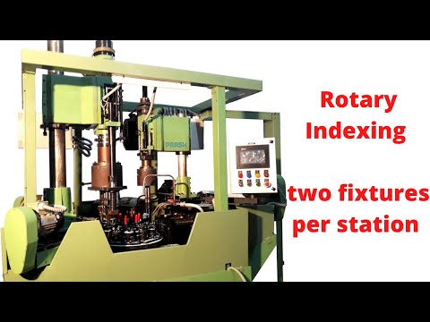 Six Station Rotary Indexing Machining Machine