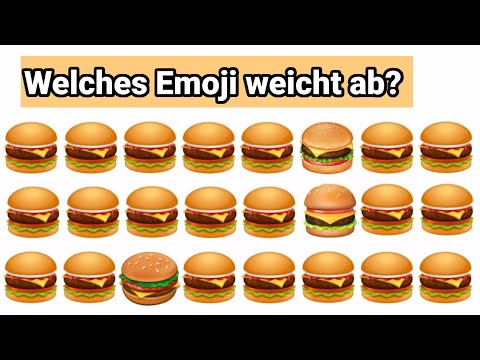 Teste deine visuelle Wahrnehmung! Emoji Quiz (Teil 11)