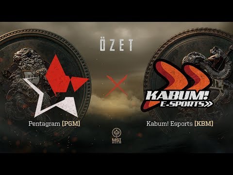 PENTAGRAM ( PGM ) vs KaBuM! e-Sports ( KBM ) Maç Özeti | MSI 2018 Ön Eleme 4. Gün