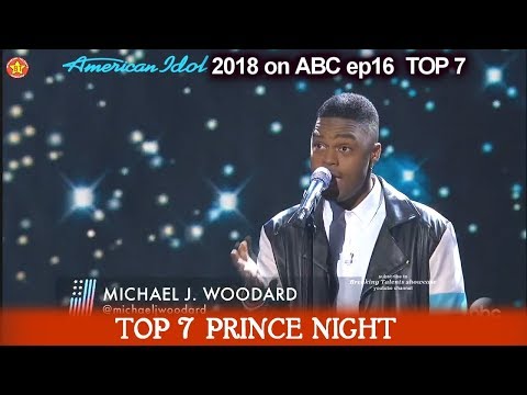 Michael J. Woodard My Heart Will Go On  MALE JENNIFER HUDSON Prince Night American Idol 2018  TOP 7