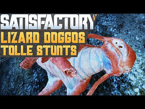 SATISFACTORY LIZARD DOGGOS STUNT Satisfactory Deutsch German Gameplay #123