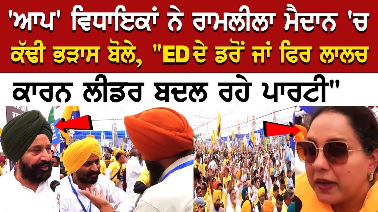 'ਆਪ' ਵਿਧਾਇਕਾਂ ਨੇ ਰਾਮਲੀਲਾ ਮੈਦਾਨ 'ਚ ਕੱਢੀ ਭੜਾਸ ਬੋਲੇ, 'ਆਪ' ਵਿਧਾਇਕਾਂ ਨੇ ਰਾਮਲੀਲਾ ਮੈਦਾਨ 'ਚ ਕੱਢੀ ਭੜਾਸ ਬੋਲੇ,