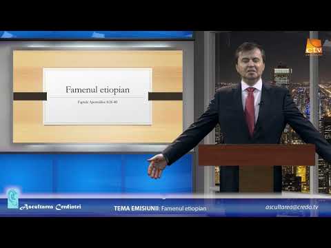 Ascultarea Credinței - Famenul etiopian