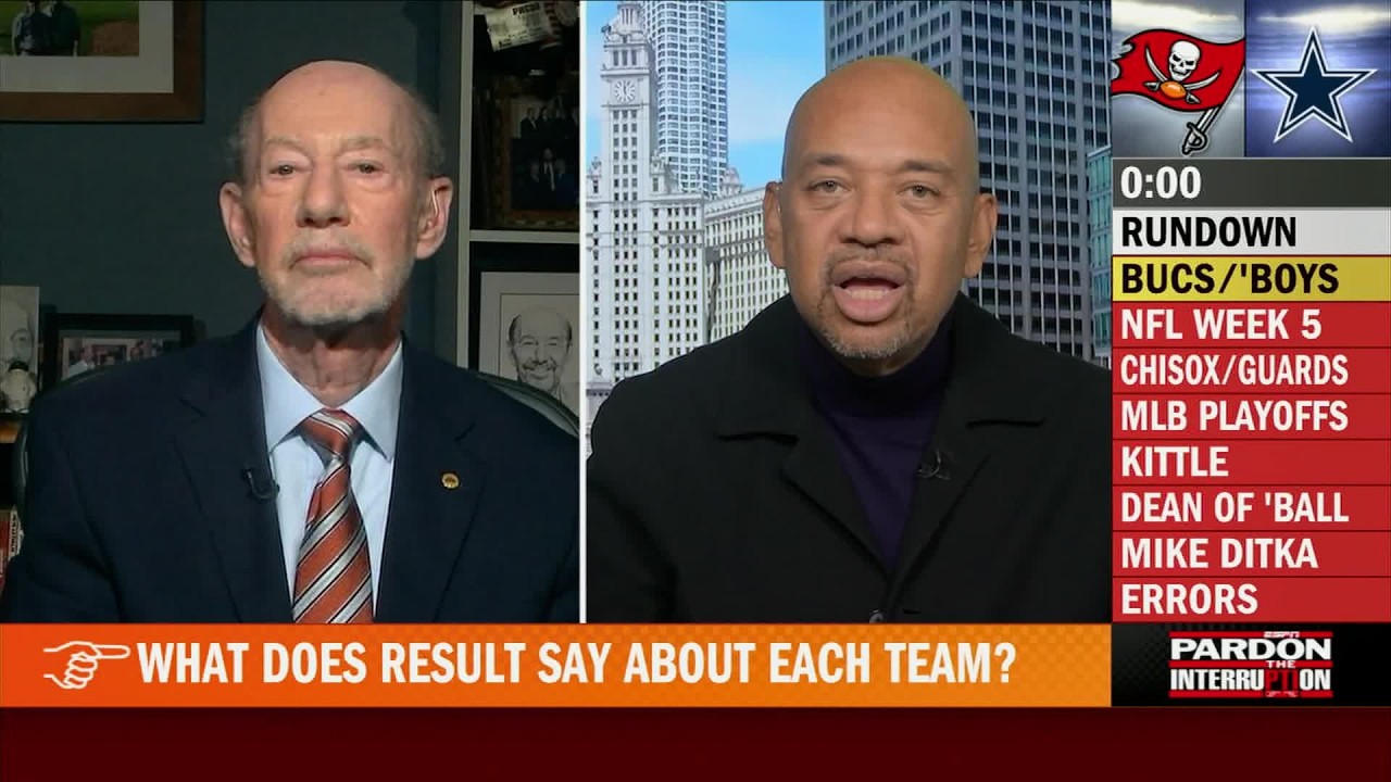 Wilbon GRILLS Cowboys for epic collapse, MLB's catch 22 + Saying goodbye to Mike Ditka | PTI