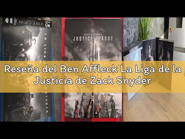 Vídeo relacionado con La Liga de la Justicia de Zack Snyder (2 discos DVD) [DVD]