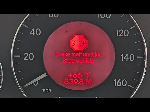 Mercedes-Benz Stop Brake Malfunction Stop Vehicle Diagnosis with YOUCANIC Scanner