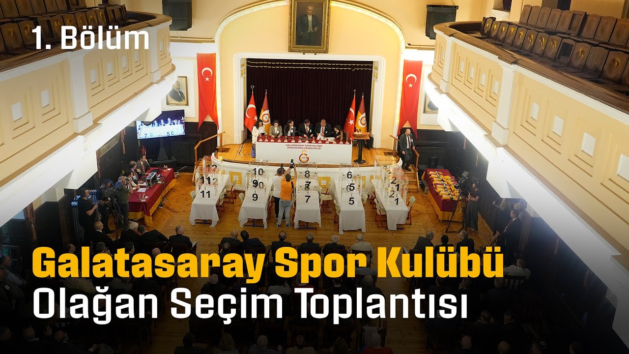 🔴 CANLI | Galatasaray Spor Kulübü Olağan Seçim Toplantısı