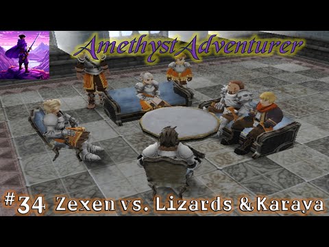 SUIKODEN III | PART 34 | WAR BATTLE WITH LIZARD CLAN AND KARAYA!