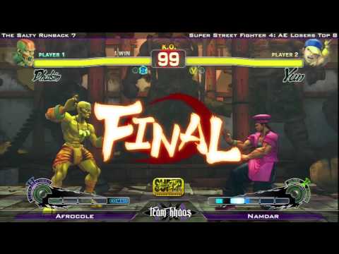 The Salty Runback 7 SSF4AE - Afrocole vs Namdar - Losers Top 8