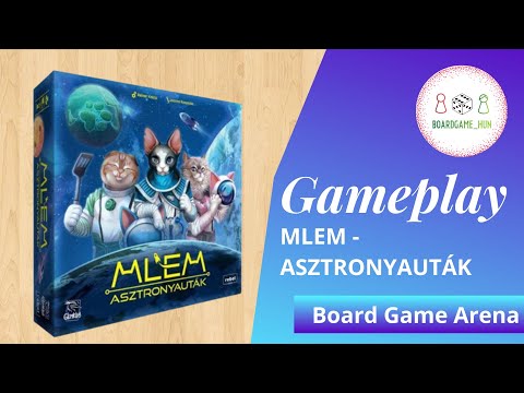 Mlem - Asztronyauták gameplay - boardgame_hun