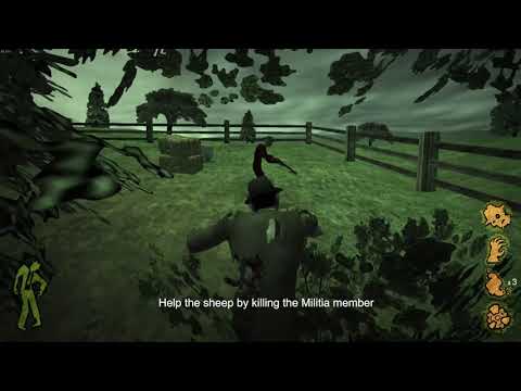 Stubbs the Zombie - Sheep Easter Egg