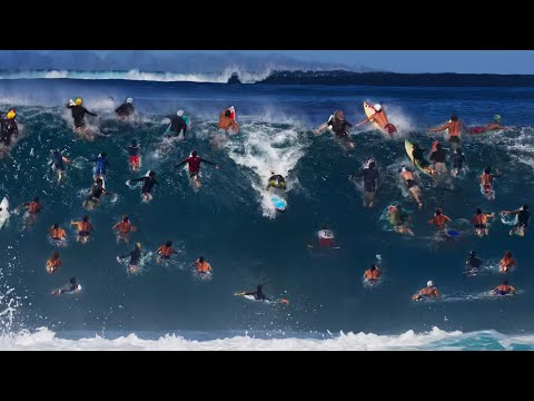 THE MOST CROWDED DAY OF THE YEAR AT PIPELINE