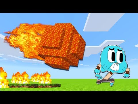 GUMBALL ve DARWİN LAV'DAN METEOR'A KARŞI! - Minecraft
