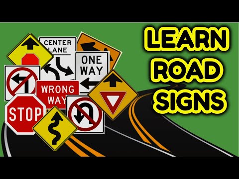 HOW TO READ TRAFFIC SIGNS (LEARN ROAD SIGNS TO PASS YOUR DRIVING TEST)