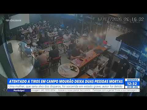 ATENTADO A TIROS EM CAMPO MOURÃO DEIXA DUAS PESSOAS MORTAS