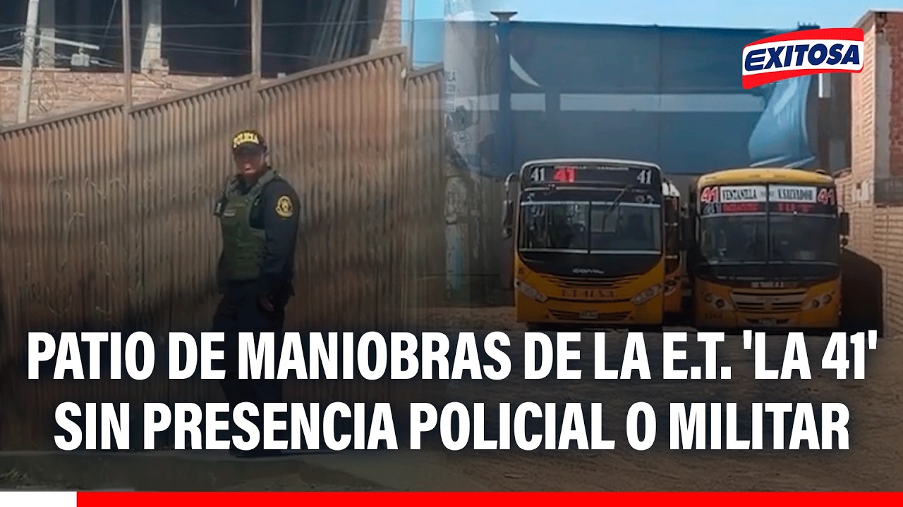 🔴🔵 Patio de maniobras de 'La 41' sin presencia policial o militar pese a "Plan Escudo"