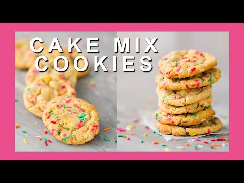 🍪 Cake Mix Cookies | Yellow Cake Mix Cookies |...