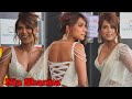 Nia Sharma Slaying In White Saree And Designer Backless Look For Laughter Chefs Shoot