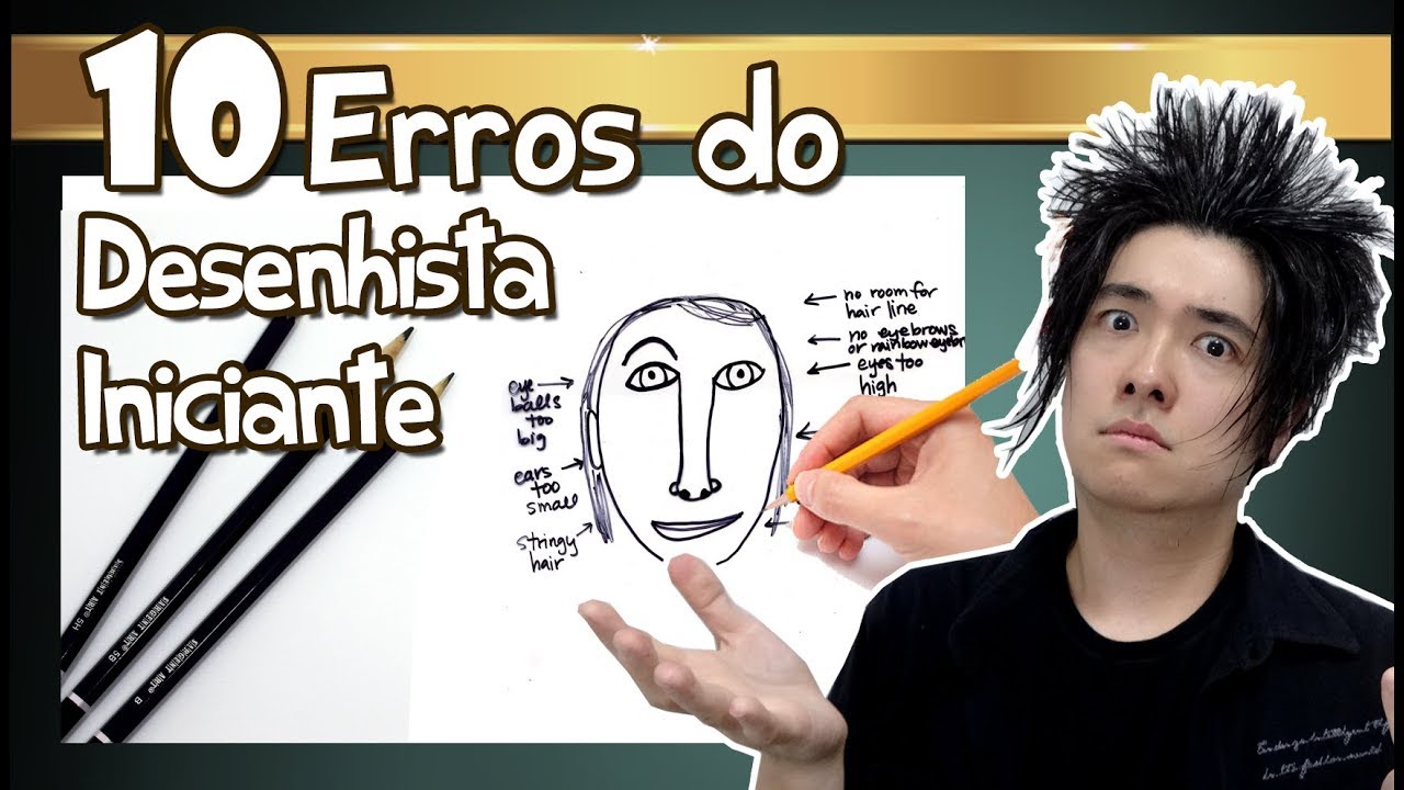 10 ERROS do desenhista INICIANTE