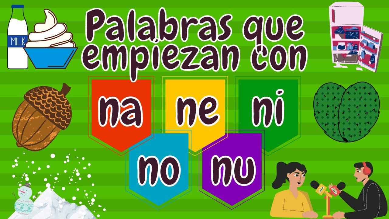 PALABRAS QUE EMPIEZAN CON NA NE NI NO NU - NA NE NI NO NU
