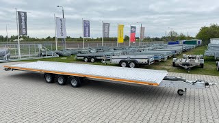 Gromex L3-3500-8,5 laweta aluminiowa 3-osiowa DMC 3500kg car transporter trailer for sale - Image 4 | Autoline New Gromex L3-3500-8,5 laweta aluminiowa 3-osiowa DMC 3500kg car transporter trailer | Image 4 - Autoline