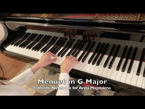 Menuet in G Major from the Notebook for Anna Magdalena