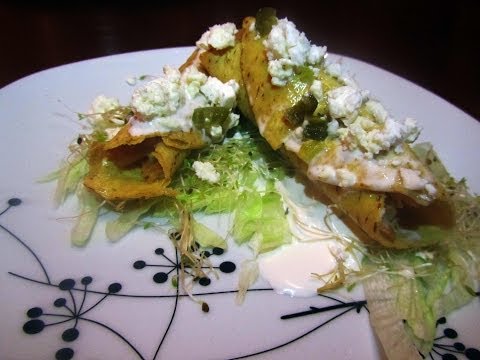 COMO HACER TACO DORADO DE POLLO RECETA FÁCIL