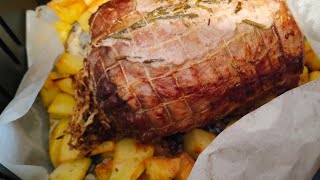 Arista con patate nella Friggitrice ad aria #arista #secondipiatti #friggitriceadaria