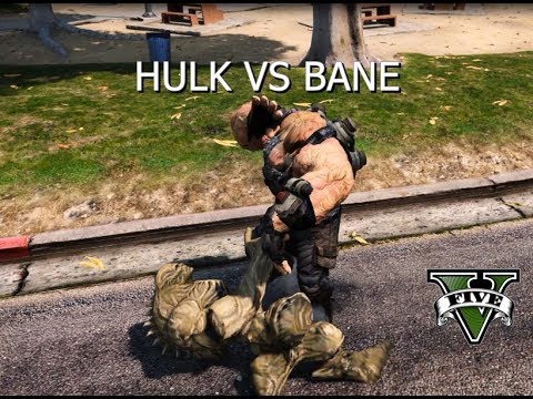HULK VS BANE ABOMINATION (GTA V MODS)