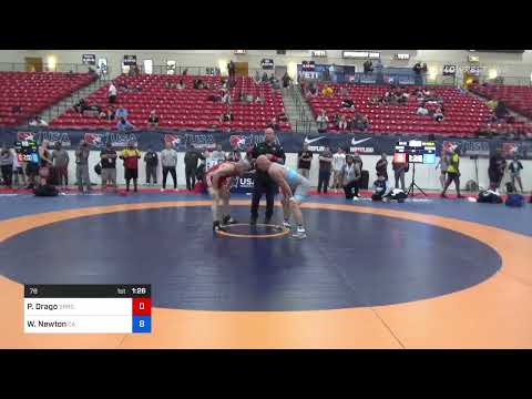 78 Lbs Rr Rnd 2 - Philip Drago, The Sprig Gardner Wrestling Club Vs William Newton, California 9a0
