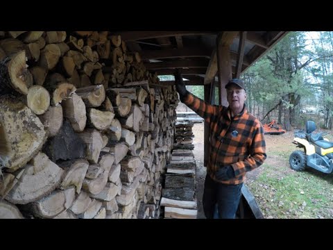 627 Stack 'em High! FPV Splitting and Stacking Fire Wood with the Eastonmade AXIS Wood Splitter.  4K