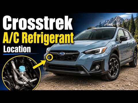 SUBARU CROSSTREK -  REFRIGERANT Location FOR AIR-CONDITIONER