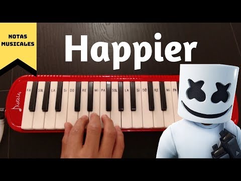 Tutorial // Cómo tocar "Happier" de Marshmello ft. Bastille en tu Melódica