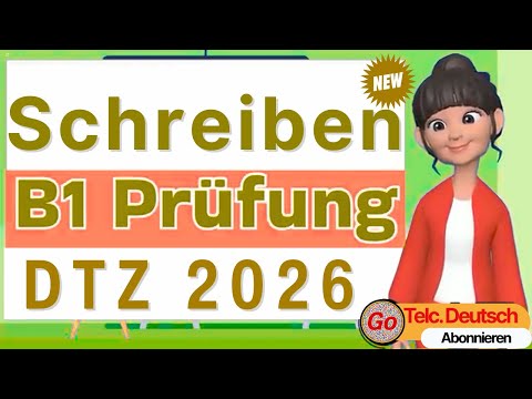 DTZ TELC B1 Breif 2026 _ B1 Test Schreiben _ Prüfung B1