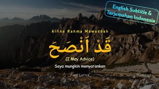 Download lagu Qod Anshoha - Alfina Rahma Mawaddah | English Subtitle & Terjemahan Indonesia mp3 Download lagu Qod Anshoha - Alfina Rahma Mawaddah | English Subtitle & Terjemahan Indonesia mp3