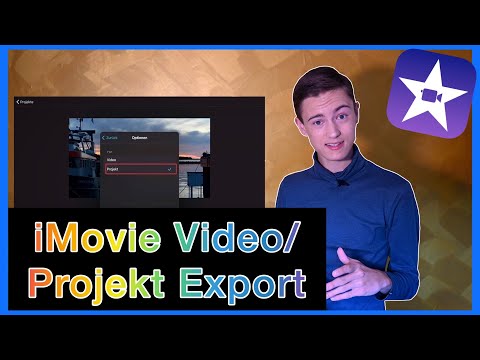 Wie man am iPad in iMovie das ganze Projekt speichert. | iOS iMovie (iPad, iPhone) Erklärvideo